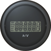 VL - Voltímetro - Contador de horas digital 52 mm